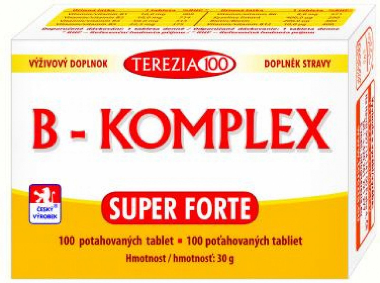 Terezia Company B-Komplex Super Forte+ 100 tablet